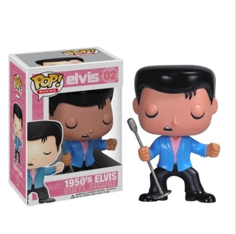 Funko pop elvis presley 1950 song rock  figure figura collector toy