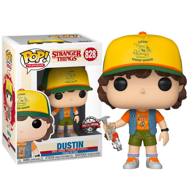 Funko pop stranger things dustin 828 special edition figure figura toy toys