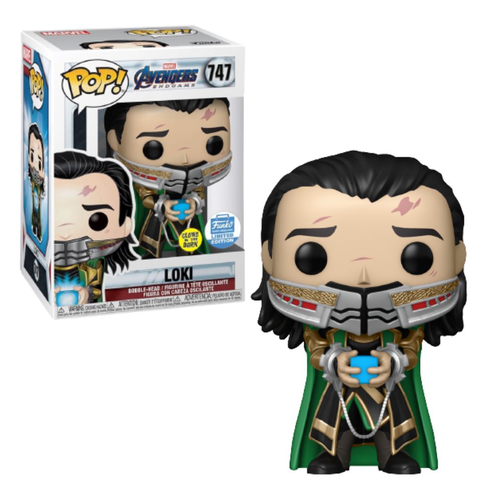 Funko pop the avengers end game loki 747 marvel figure figura toy toys