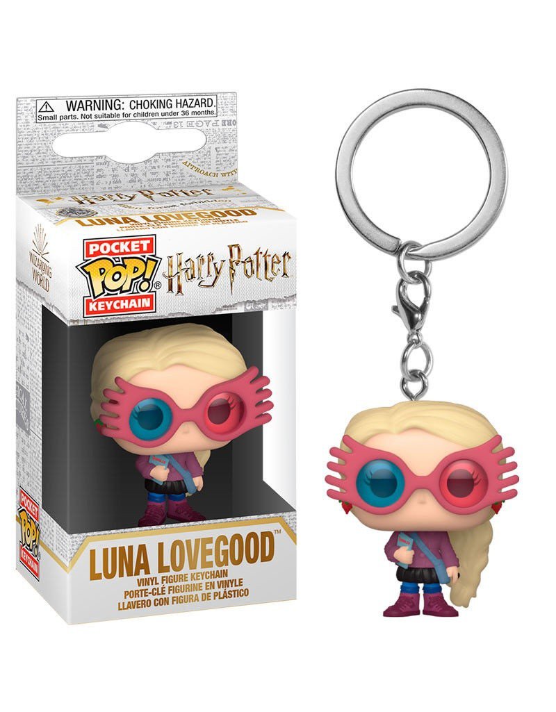 Funko pop harry potter luna lovegood key chain figure figura toy toys