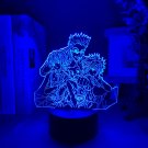 X hunter killua anime manga lamp 3d usb 7 colors