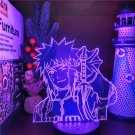 Naruto anime manga lamp 3d usb 7 colors rotation
