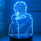 Naruto anime manga lamp 3d usb 7 colors rotation