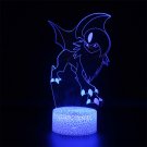 Pokemon go pikachu anime manga lamp 3d usb 7 colors rotation