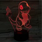 Pokemon go charmander anime manga lamp 3d usb 7 colors rotation