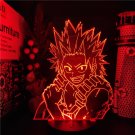My hero academia anime manga lamp 3d usb 7 colors rotation