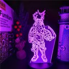 My hero academia anime manga lamp 3d usb 7 colors rotation