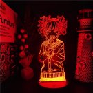 My hero academia anime manga lamp 3d usb 7 colors rotation