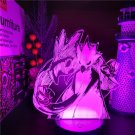 My hero academia anime manga lamp 3d usb 7 colors rotation