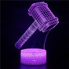 The avengers lamp 3d usb 7 colors rotation marvel los vengadores thor captain america iron man ...