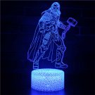 The avengers lamp 3d usb 7 colors rotation marvel los vengadores thor captain america iron man ...