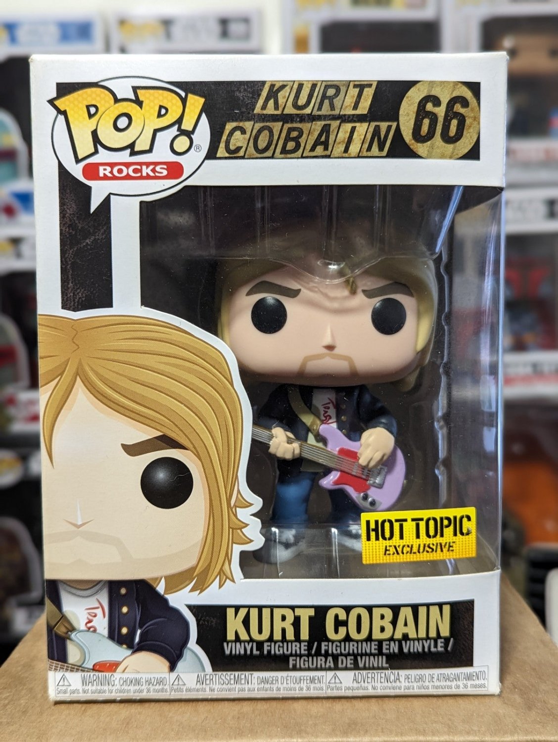 Funko pop kurt kobain 66 figure figura toy toys