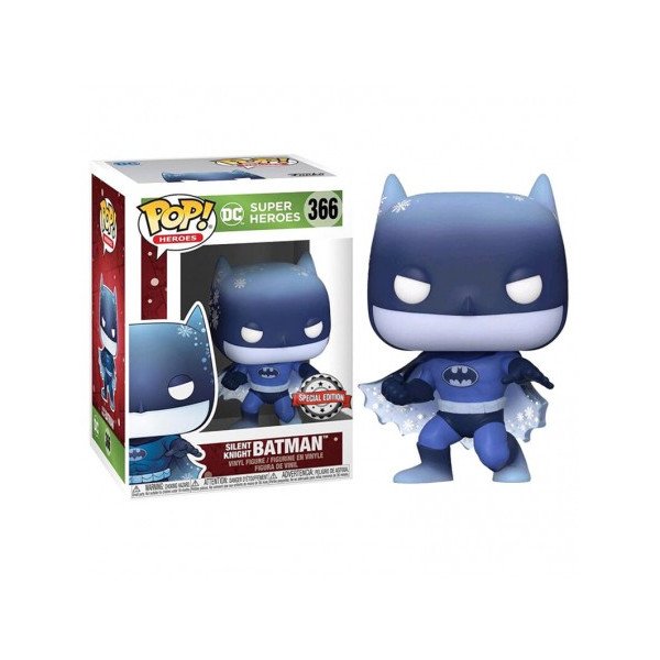 FUNKO POP! 366 SILENT KNIGHT BATMAN (EXCLUSIVE). DC SUPER HEROES