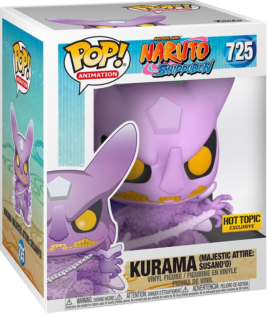 Funko Pop! Naruto Shippuden Kurama Majestic Attire: Susano'o 6 Inch Hot Topic 725