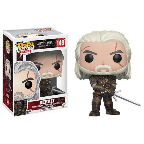 Funko pop 149 geralt rivia the witcher figure figura collector toy