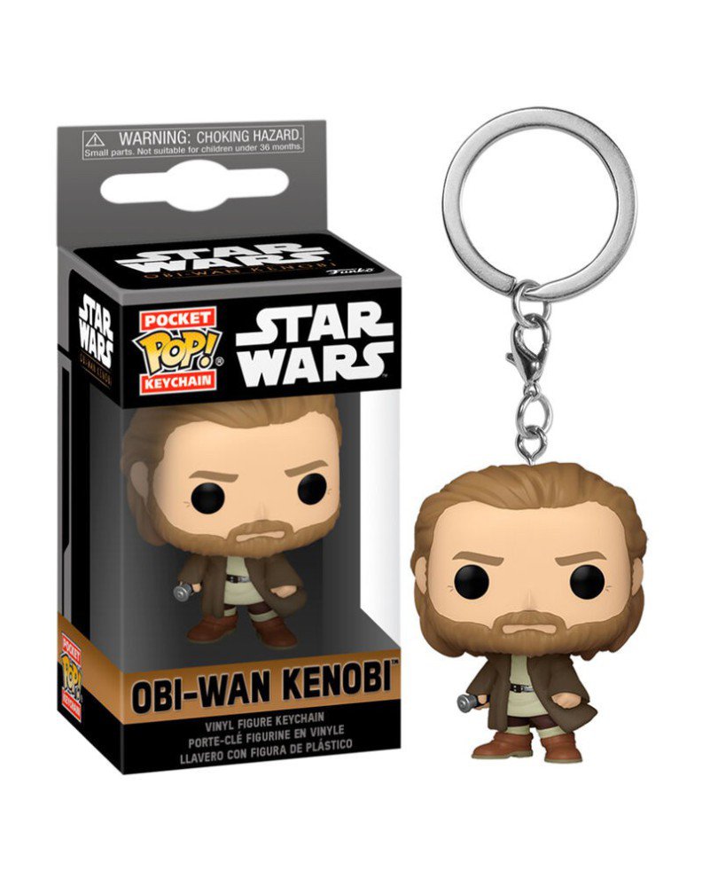 Funko pop key chain llavero star wars obi wan kenobi figure figura collector toy