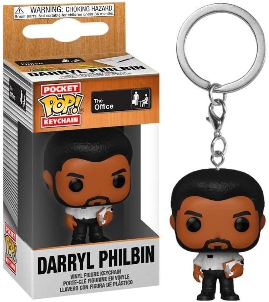 Funko pop key chain llavero the office prison darryl philbin figure figura collector toy