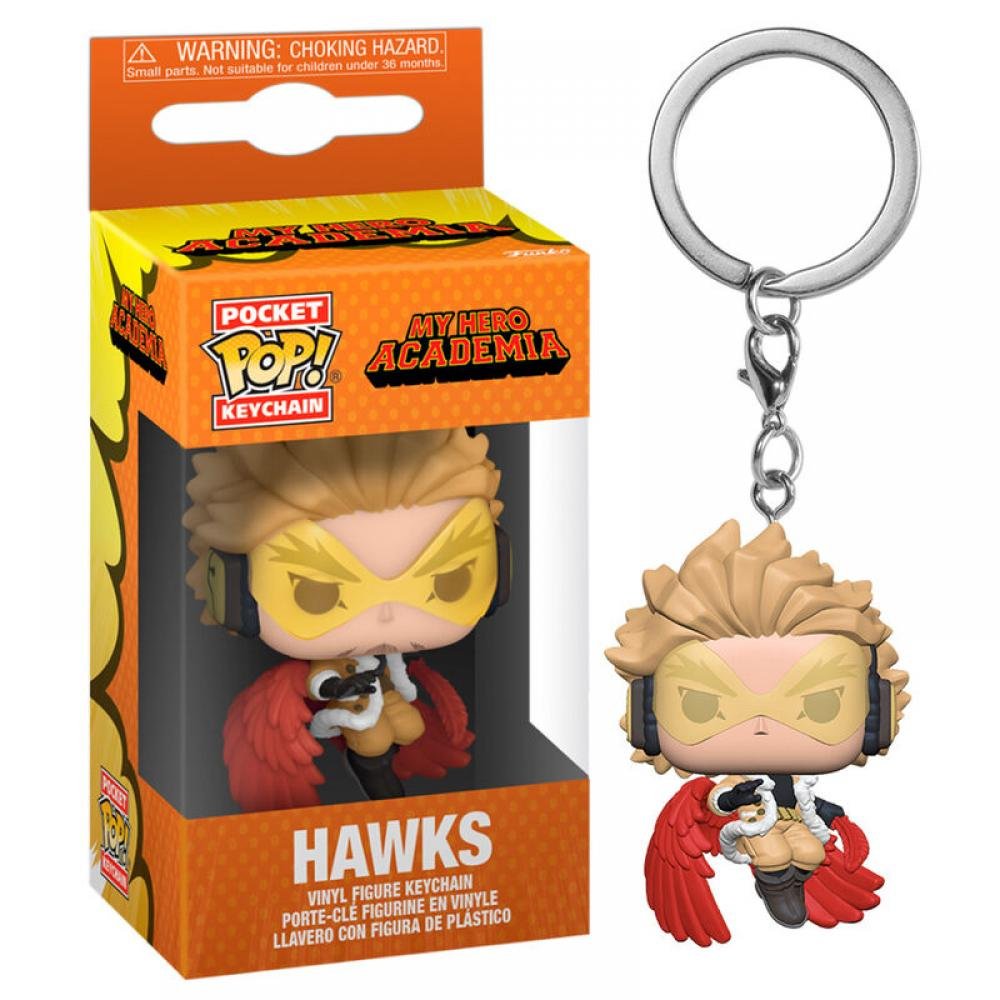 Funko pop key chain llavero my hero academia hawks figure figura collector toy