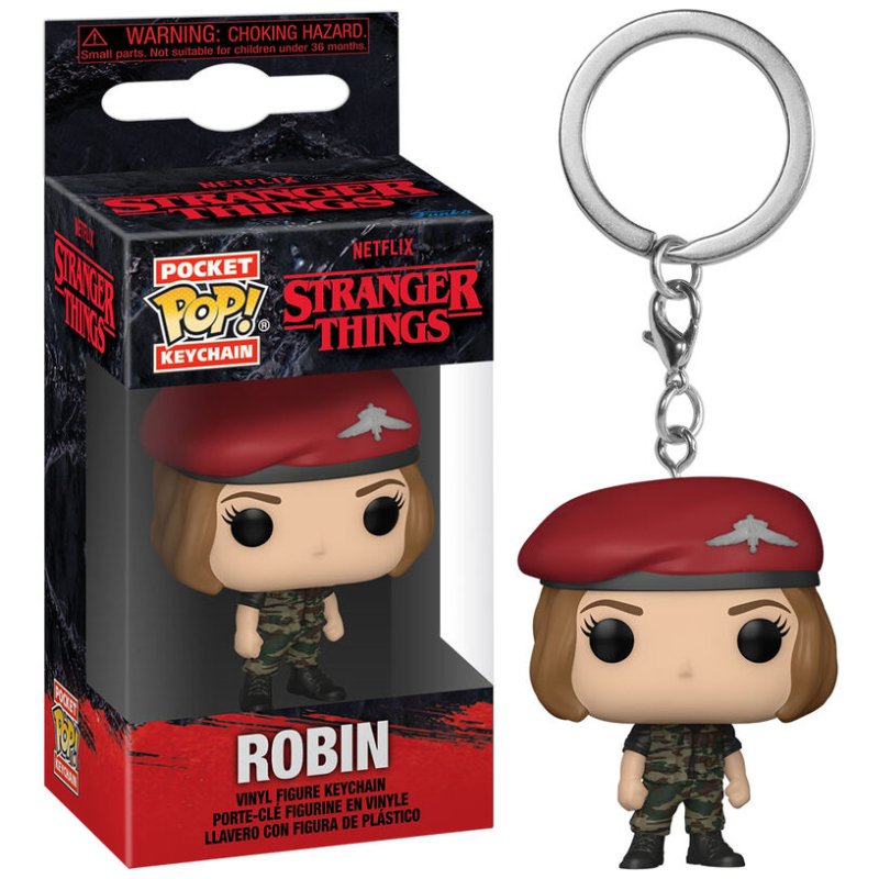 Funko pop key chain llavero robin stranger things figure figura collector toy