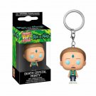 Funko pop key chain llavero rick and morty death crystal morty figure figura collector toy