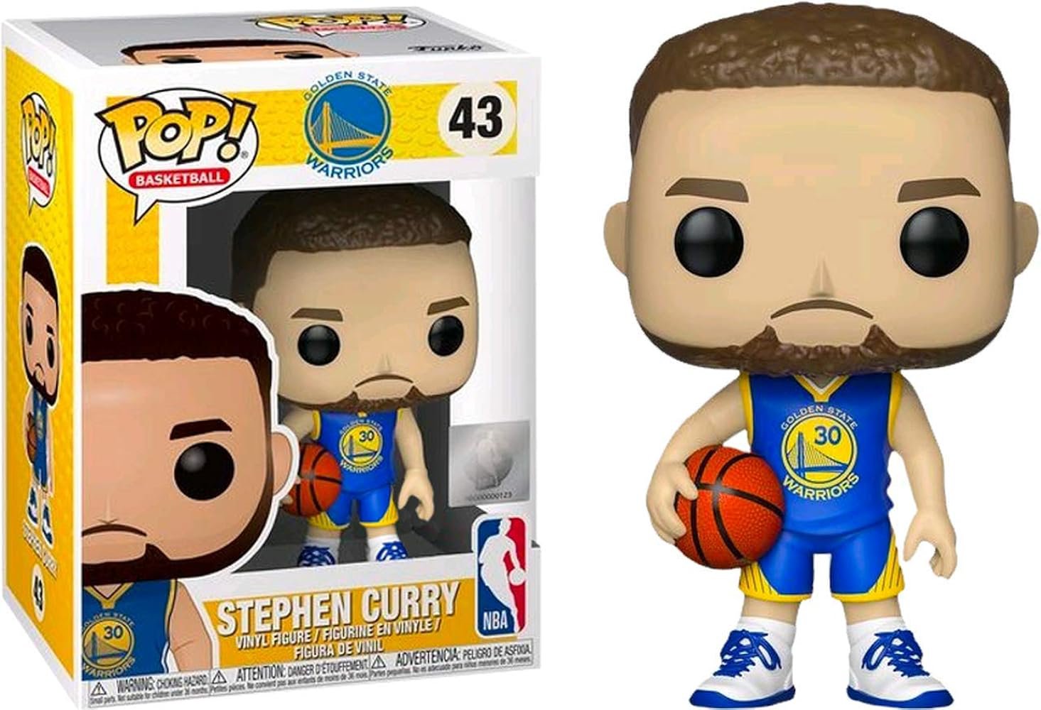Funko pop 43 stephen curry NBA basket baloncesto golden state warriors sport figure