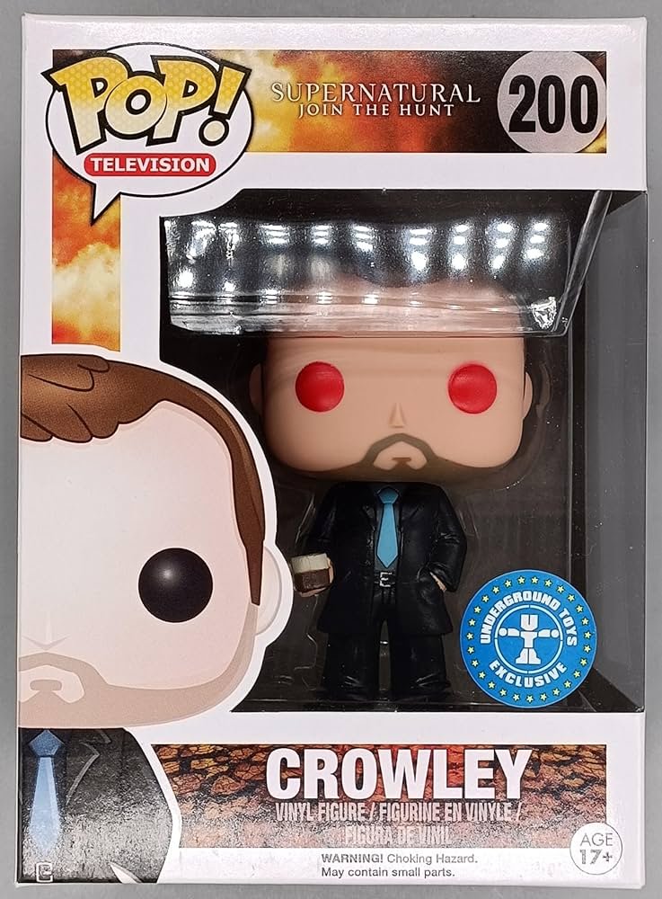 Funko Pop! 200 crowley supernatural sobrenatural exclusive Figure toy toys vinyl