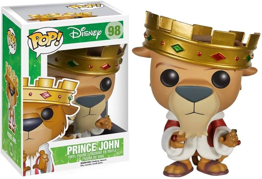 Funko Pop! 98 prince john disney Figure toy toys vinyl