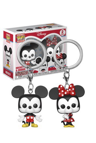 Funko POP! keychain mickey mouse minnie disney llavero pocket figure toy