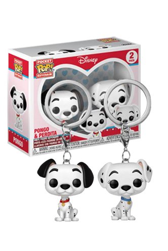 Funko POP! keychain 101 dalmatas pongo & perdita llavero pocket figure toy