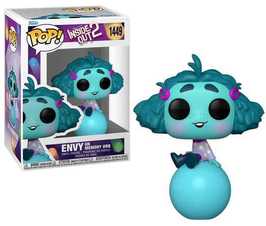 Funko Pop! Inside Out 2 - Envy on Memory Orb vinyl figure figura tv toy toys