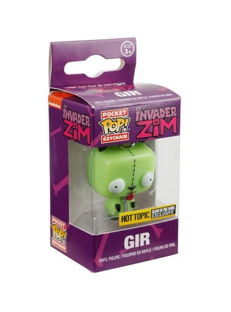 Funko POP! pocket keychain invader zim gir llavero pocket figure toy