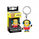Funko POP! keychain pajama roller skating stuart minions llavero pocket figure toy