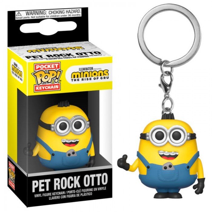 Funko POP! keychain pet rock otto minions llavero pocket figure toy