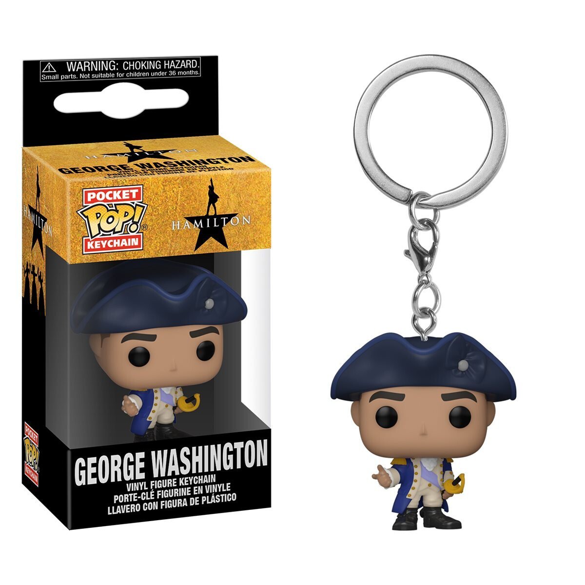 Funko Pocket Pop! Keychain &acirc;�� Hamilton &acirc;�� GEORGE WASHINGTON  - Llavero Funko Pocket POP figure toy
