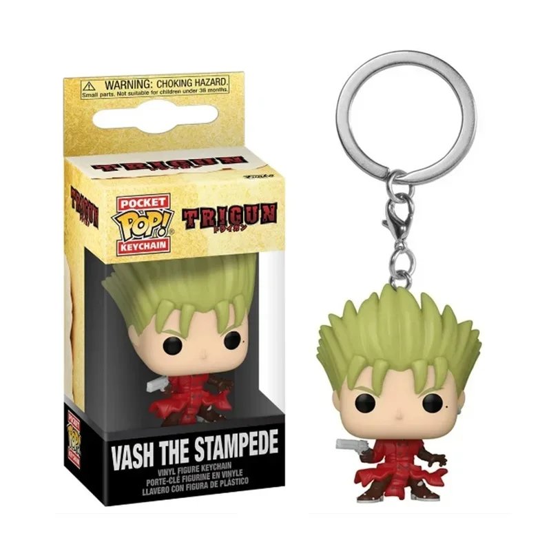 Funko Pocket Pop! Keychain &acirc;�� trigun vash the stampede Llavero Funko Pocket POP figure toy