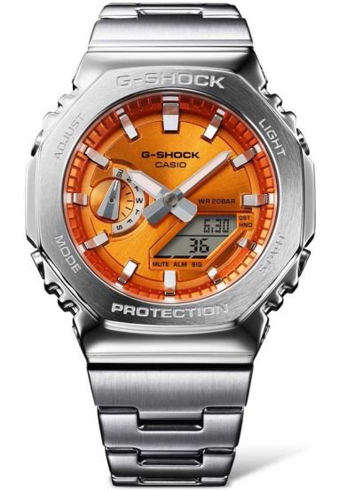 Watch reloj Casio G-Shock steel, 200M | GM-2110D-4AER