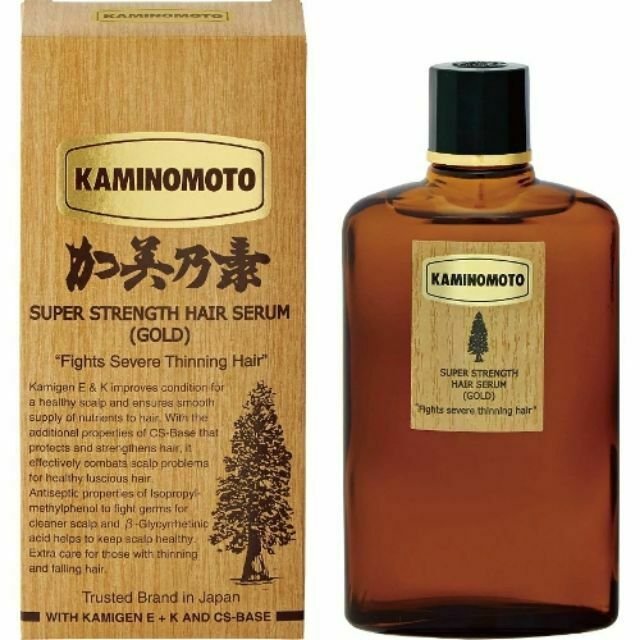 1x KAMINOMOTO SUPER STRENGTH HAIR TONIC SERUM GOLD 150ml NEW DHL EXPRESS