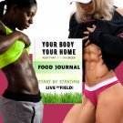 Food Journal for Weight Loss Calories Planner Notebook Diary Motivational Fitness Log