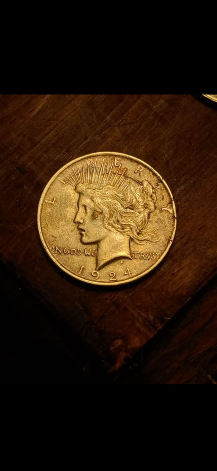 1924 Peace Silver Dollar