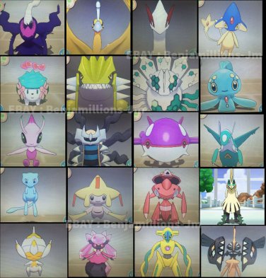 All Shiny Legendary Pokemon Batch Ultra Sun Moon 6ivs Custom Ot