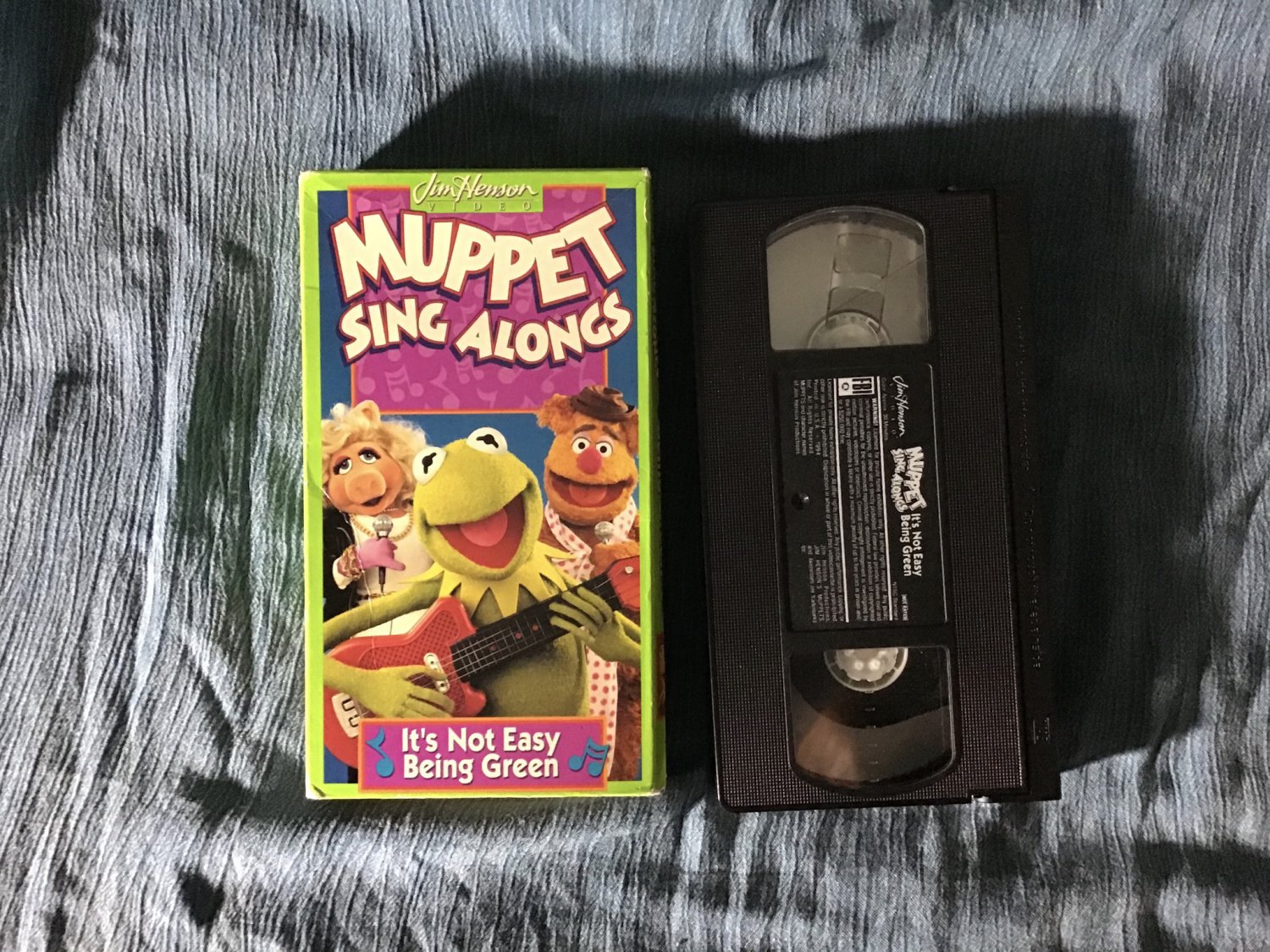 The Muppets It's Not Easy Being Green Lyrics Muppet Sing Alongs It’s Not Easy Being Green Vhs