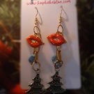 Girls Christmas Tree Scented (MINT) Earrings