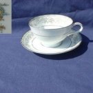 Noritake Edgewood 4 Cup and Saucer Sets - MINT