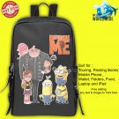 4 MINIONS, DESPICABLE ME, MIB Backpack Bags