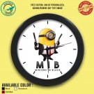 5 MINIONS, DESPICABLE ME, MIB Wall Clocks