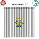 2 MINIONS, DESPICABLE ME, MIB Shower Curtain