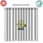 2 MINIONS, DESPICABLE ME, MIB Shower Curtain