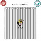 5 MINIONS, DESPICABLE ME, MIB Shower Curtain