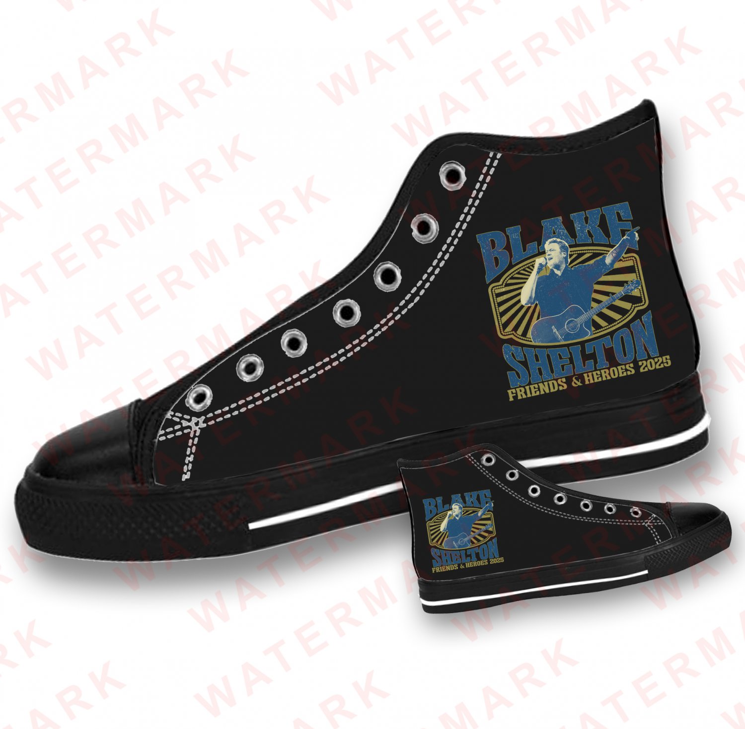 BLAKE SHELTON HITS THE ROAD WITH HIS &acirc;��FRIENDS & HEROES&acirc;�� 2025 TOUR shoes