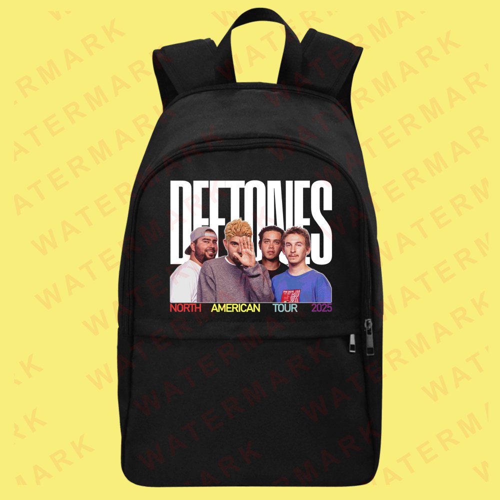 DEFTONES NORTH AMERICAN TOUR 2025 SPECIAL GUEST THE MARS VOLTA AND FLESH WATER Backpack Bags